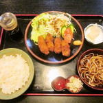 朝日屋 - カキフライ定食