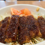 Soba Kafe Denden - ソースカツ丼：1,000円／2018年10月