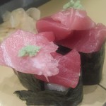 立喰 美登利 - とろ切り落とし軍艦 120円