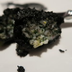 ラ ソスタ - 30年10月　アオリイカの竹炭フリット