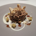 ラ ソスタ - 30年10月　モンブランと林檎ソルベ