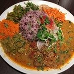 虹の仏 - ワカサギカレープレート