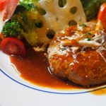 カフェハマツ - ハンバーグアップその１