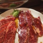 焼肉 平安郷 - 追加ハラミとカルビ。