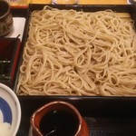 丸屋 - 天ざるのざる蕎麦。
