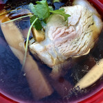 飯田商店 - チャーシュー、メンマ、三つ葉（大つけ麺博2018第四陣）