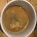 麺屋 翔 本店 - 鶏白湯特製つけ麺のスープ