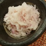 越前手打ちそば  そばーず2nd - 辛味大根 普段は二色だけど緑のは品切れだそおです(T_T)