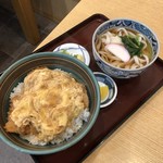 手打ちめん処 玉屋 - カツとじ丼（2018年10月）