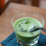 和三盆 恵菓 - 冷抹茶（ひやしまつちや）