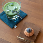 和三盆 恵菓 - 冷抹茶（ひやしまつちや）＋"ジャック・オ・ランタン"