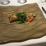 リストランテ カッパス - 温かい前菜「秋刀魚を使った・・・」