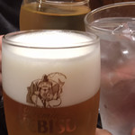 馬の手 - 乾杯
      生、焼酎、白ワイン