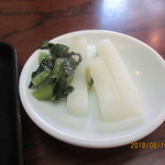 とんかつ政ちゃん - 漬物