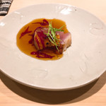 すし宮川  - キンメダイの昆布締め