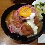 手作り食堂 大野亭 - ローストビーフ丼肉増し1.5倍