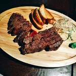 満腹厨房だぶる - サーロインステーキ200グラム！