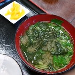 漁師の海鮮丼 - 味噌汁（コレ旨い）
