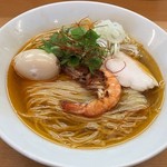 麺処ろくめい - 海老塩そば　880円