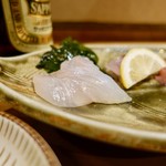 魚屋ひでぞう - ［2018/10］お造り 盛合わせ５種(780円)