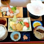 レストハウスところ - レストハウス ところ＠常呂町　帆立づくし定食（1944円）