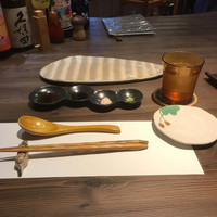 SAI.teppan - 薬味 (ポン酢・醤油・塩・ワサビ)