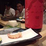 天ぷら　酒菜　醍醐 - 奥座敷のカウンターにて・・。