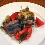 ラ･マンチーナ - 秋の定番サンマ・ナス・フルーツトマトのカルパッチョ