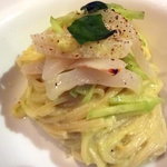 ラ･マンチーナ - シロイカ・緑トマトピューレの冷製カッペリーニ