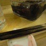 よってけふうちゃん - 箸が真っ黒…