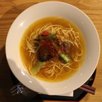 浅草 侍 屋台 - サムライラーメン旨味(700円、真上から)