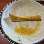 ハビビ ハラル レストラン - 残った骨・・