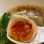 らぁ麺 すぎ本 - 濃く深い味玉