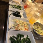 ラポアール - 反対側からのサラダバー