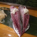 魚がし寿司 - 脂ののった秋刀魚