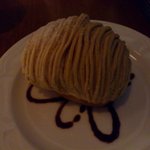 カフェサロンドユイット - モンブラン　￥５５０
