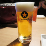 焼肉一頭両騨 - 鮮度感のある生ビール
