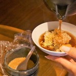 〆はお茶漬けで