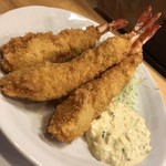 漁火 - 海老フライ周年サービス品