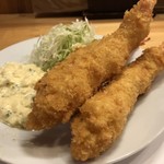 漁火 - 追加の海老フライ