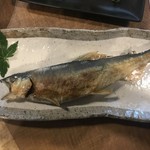 地酒BAR 山新 - あゆ塩焼きです。