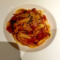 restaurant hache - 選べるメイン(パンチェッタ 茸 トマトソース)