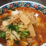 和華 - 私オーダーの四川辛ラーメン。