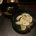 日本料理 晴山 - 30年10月　信州伊奈産松茸、甘鯛　お椀
