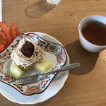 まめでたっしゃ - セットメニューのデザート