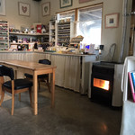 まめでたっしゃ - もうストーブが灯っていました