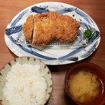 とんかつ 神楽坂 さくら - ［肉厚］リブロースかつ定食（1945円外税）