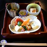 旅亭　嵐月 - 気節のお弁当（二段お重下段）