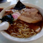 かすみ食堂 - びとんチャーシューメン(大盛り)(1000円)ちょっと食べたあとです。