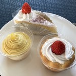 Okashitsukasa Hifumidou - ケーキアップ‼️小さいながら、どれも中々美味しいケーキです。店内にはワッフル等、他の美味しそうなお菓子もありました。